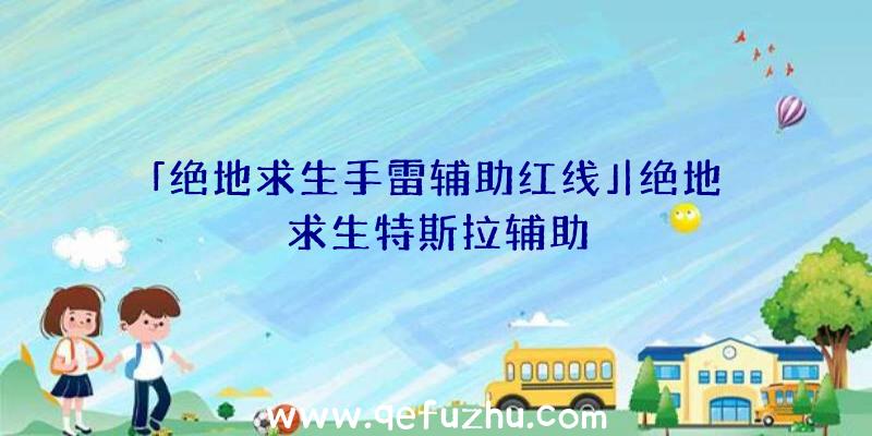 「绝地求生手雷辅助红线」|绝地求生特斯拉辅助